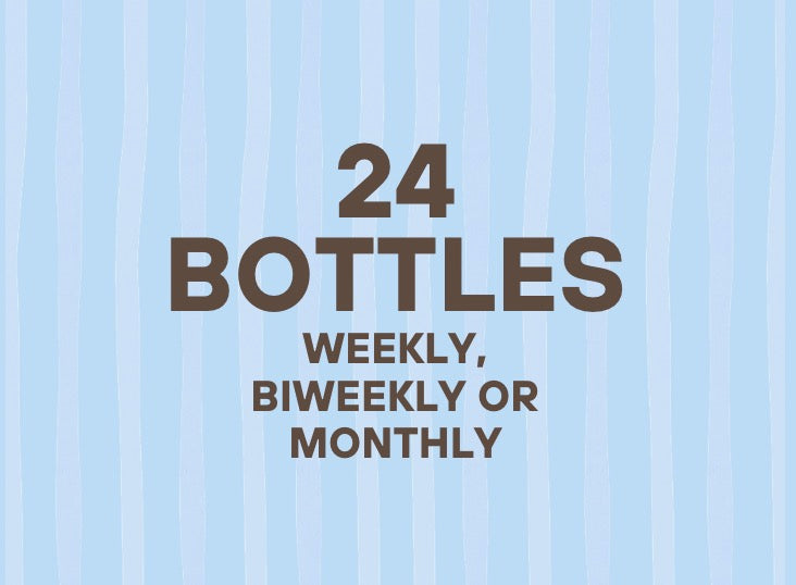 24 Crystal Geyser Water Bottles "Basic Plan"